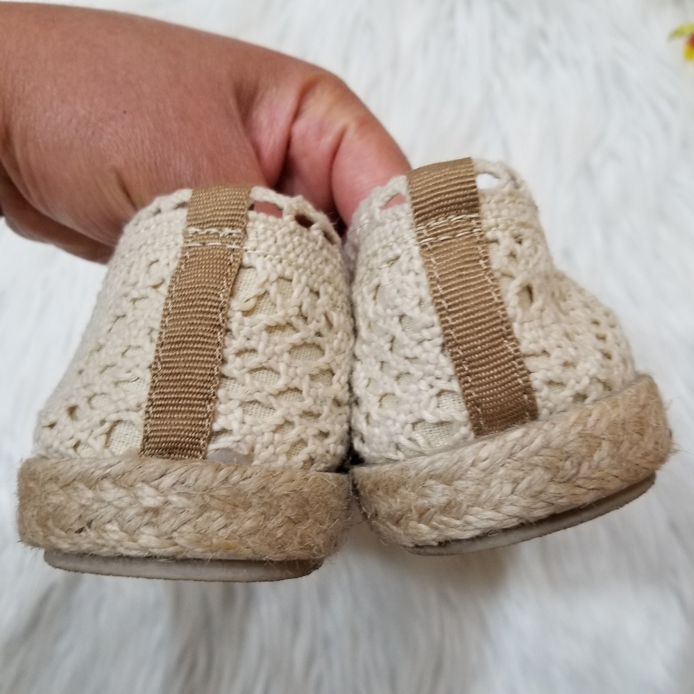 Time And Tru Memory Foam Flats Crocheted Espadril… - image 6